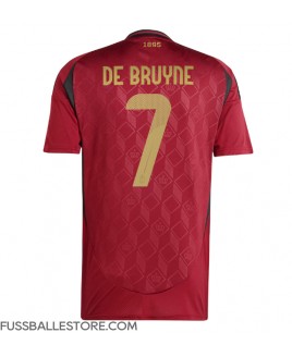 Günstige Belgien Kevin De Bruyne #7 Heimtrikot EM 2024 Kurzarm